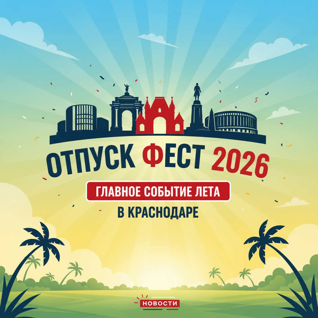 Отпуск Фест 2026 главное событие лета в Краснодаре